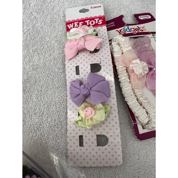 Lot of Infant/toddler Hair Accessories  Headbands Pony Tail Holders - Picture 4 of 6